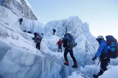 Everest 2026 spring season opens as 11 guides complete rope-fixing