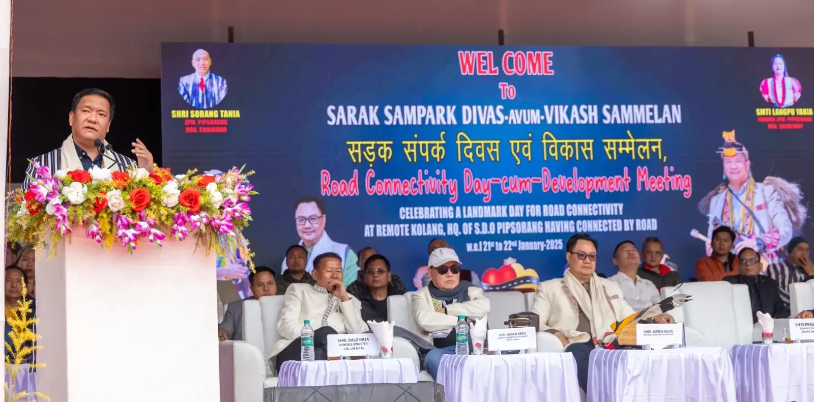 Chief Minister Pema Khandu to Connect 1,300 Villages in Arunachal by Road