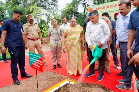 133 Eco Task Force plants 4,000 saplings at Chandigarh's Daddu Majra dump