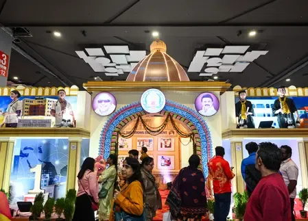 Did the 14-day India International Trade Fair attract over 18 lakh visitors?