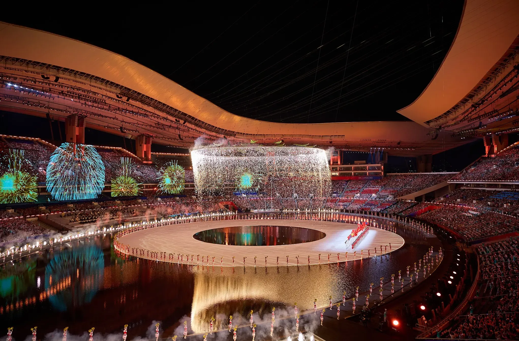 क्या आईओसी की अध्यक्ष ने 15वें राष्ट्रीय खेलों के उद्घाटन समारोह की प्रशंसा की?