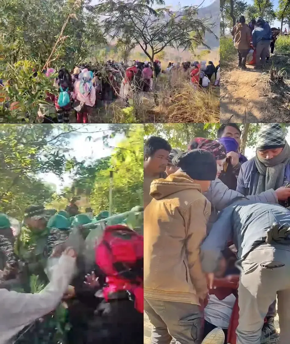 Over 15 Injured in Confrontation with Security Forces During Protest Against Violence in Manipur