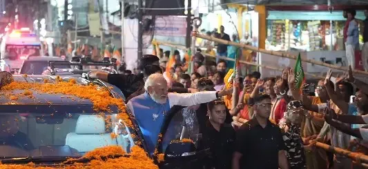 PM Modi Celebrates 15 Kms of Enthusiasm at Siliguri Roadshow