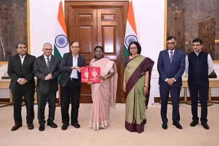 Did the 16th Finance Commission Present Its 2026-31 Report to President Murmu?