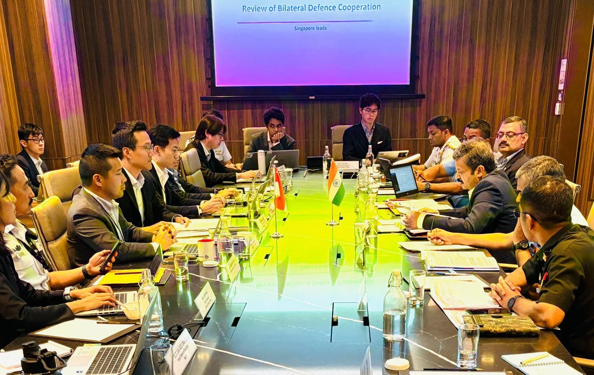 What were the key discussions at the 16th India-Singapore Defence Working Group?