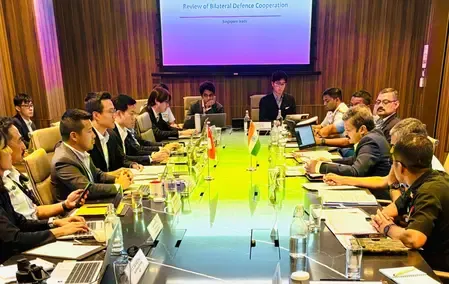 What were the key discussions at the 16th India-Singapore Defence Working Group?