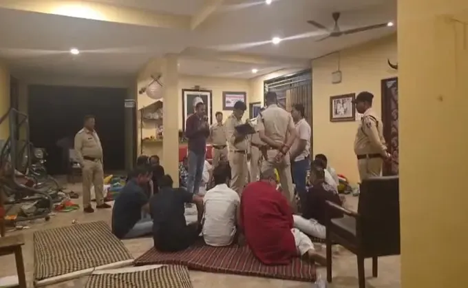 Massive Gambling Operation Uncovered at IAS Officer's Farmhouse in Indore