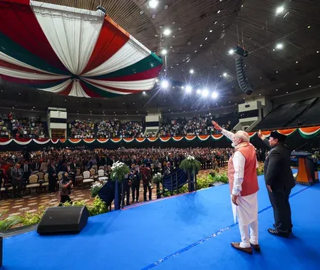 PM Modi in Jakarta: '1.4 billion aspirations in motion' defines India's growth