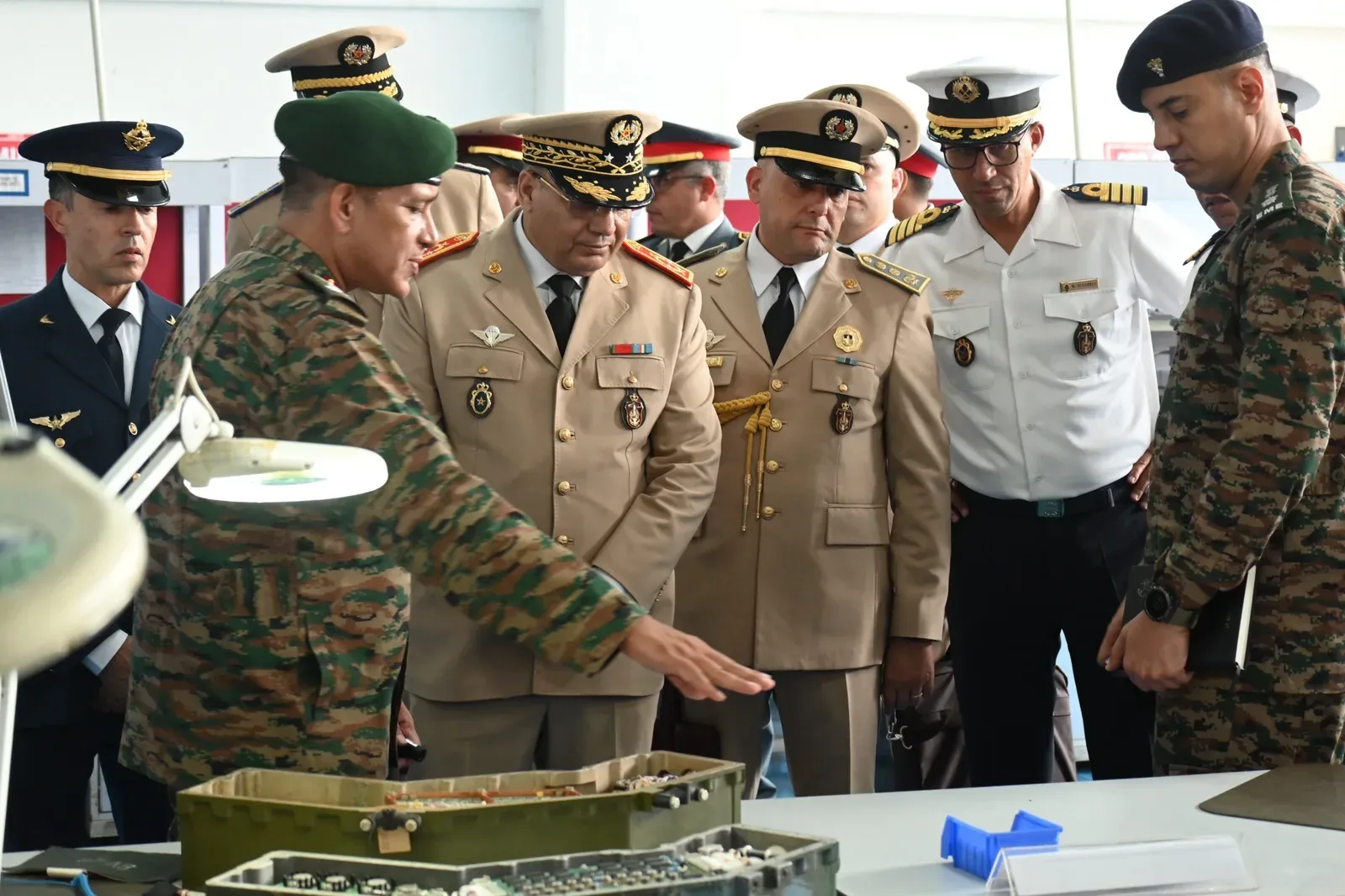 India-Morocco 1st JDC meeting: Moroccan delegation tours 505 Army Base Workshop