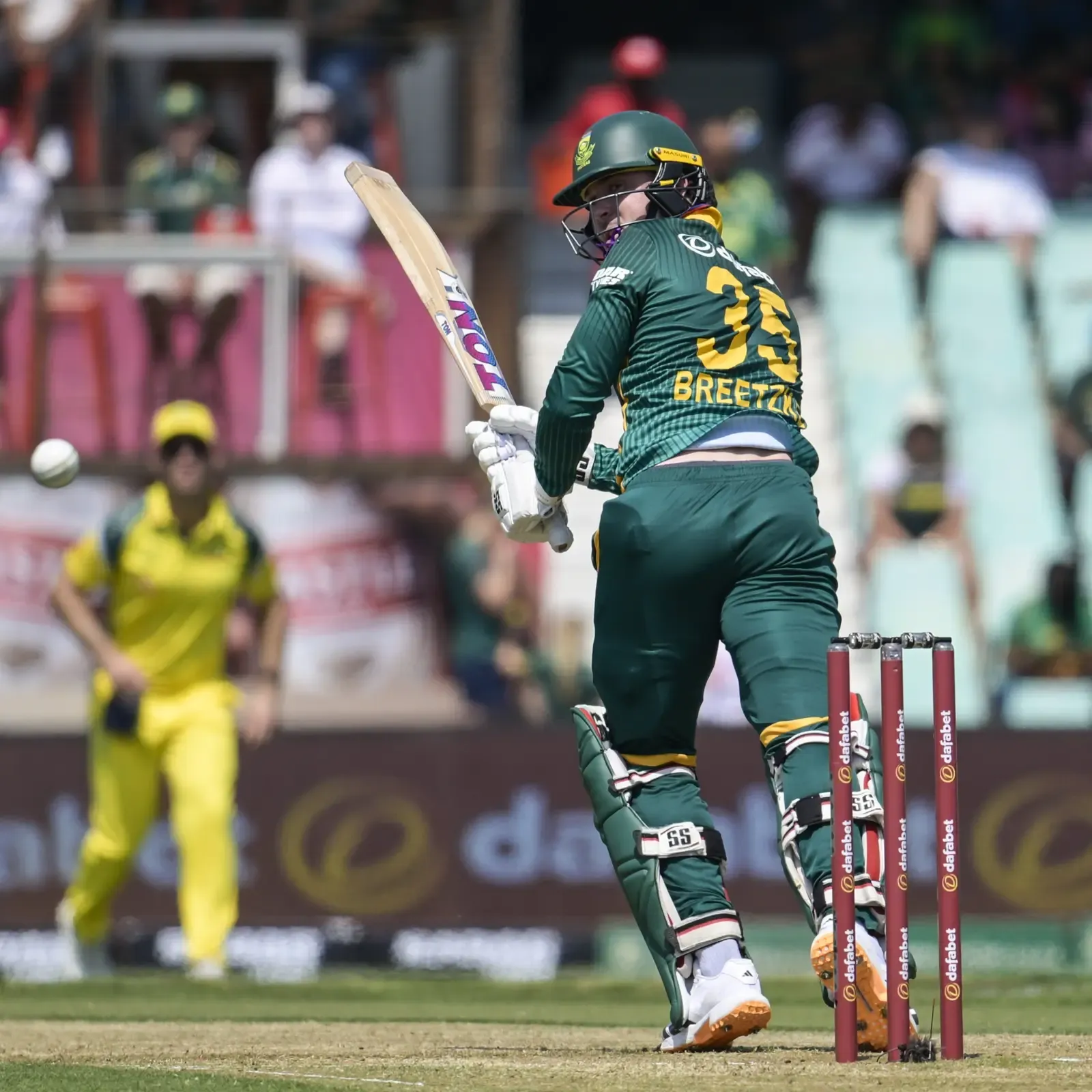 Breetzke's 112 and Maharaj's 4-20 hand South Africa 67-run win over Australia in 1st ODI
