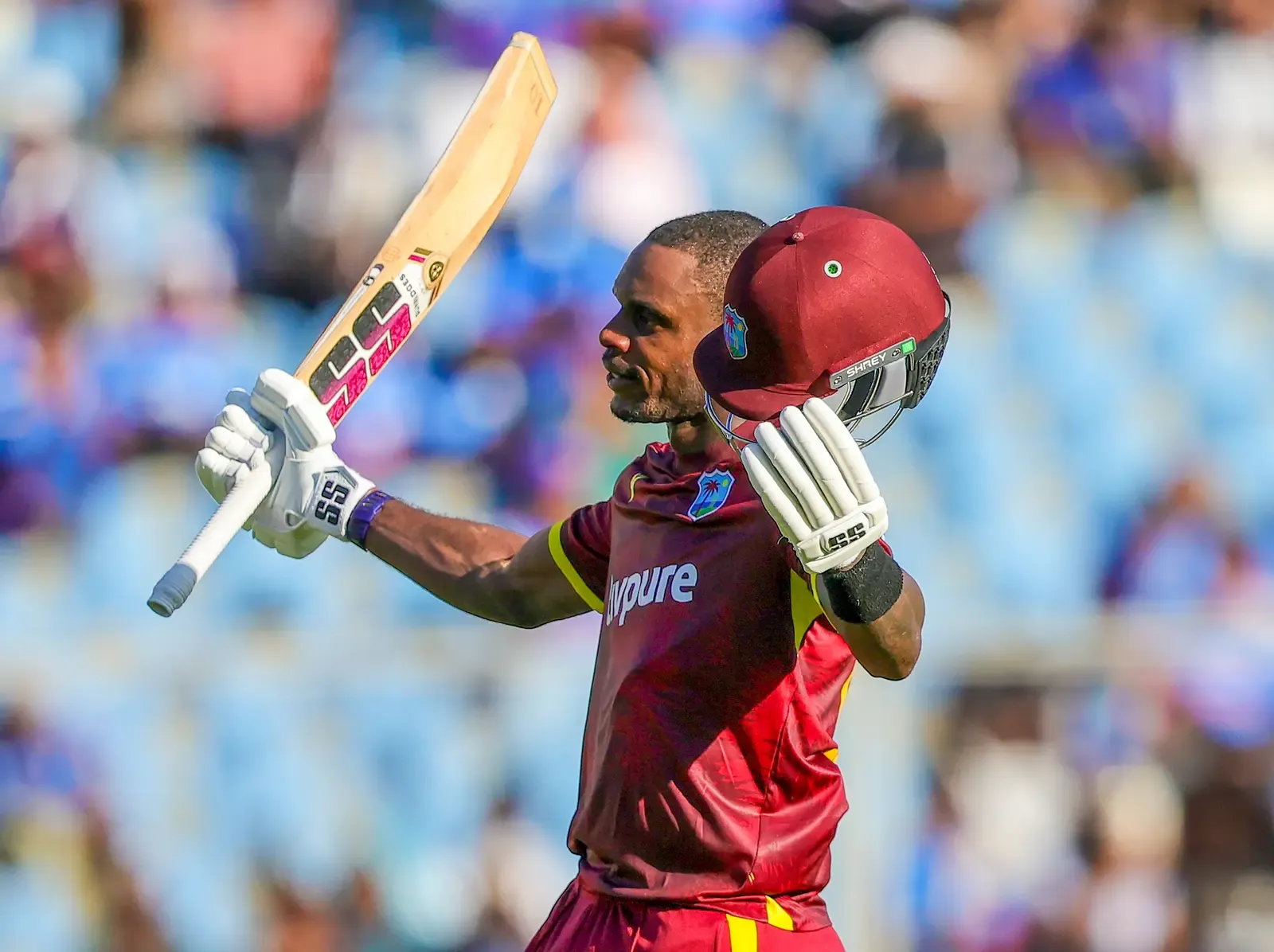 Greaves 101 and Kuldeep's four-for shape 1st ODI: WI post 295/7