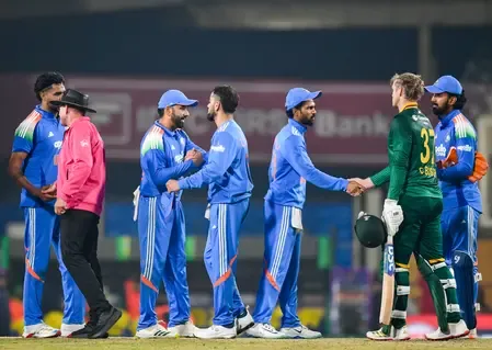 1st ODI: India brush past South Africa in close encounter, take 1-0 lead in three-match series