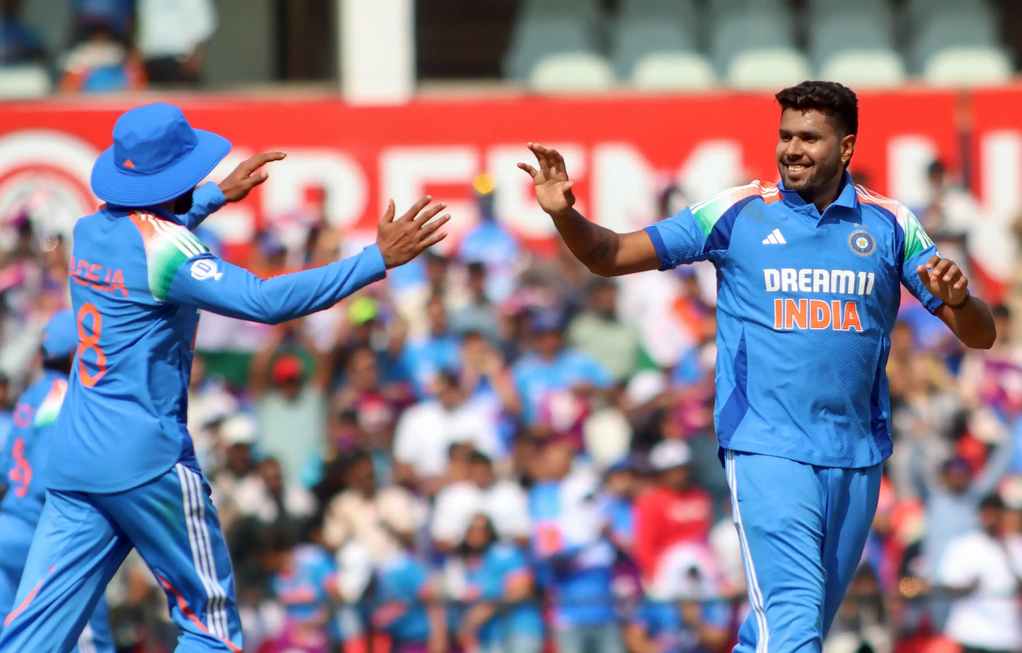 1st ODI: Rana and Jadeja each take three wickets as India restricts England to 248