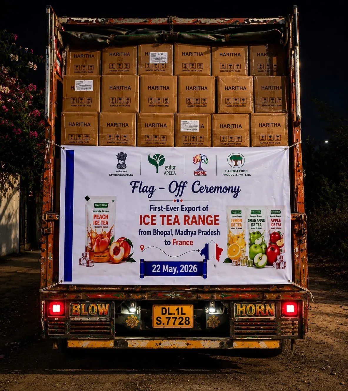 Bhopal sends first flavoured iced tea premix shipment to Switzerland