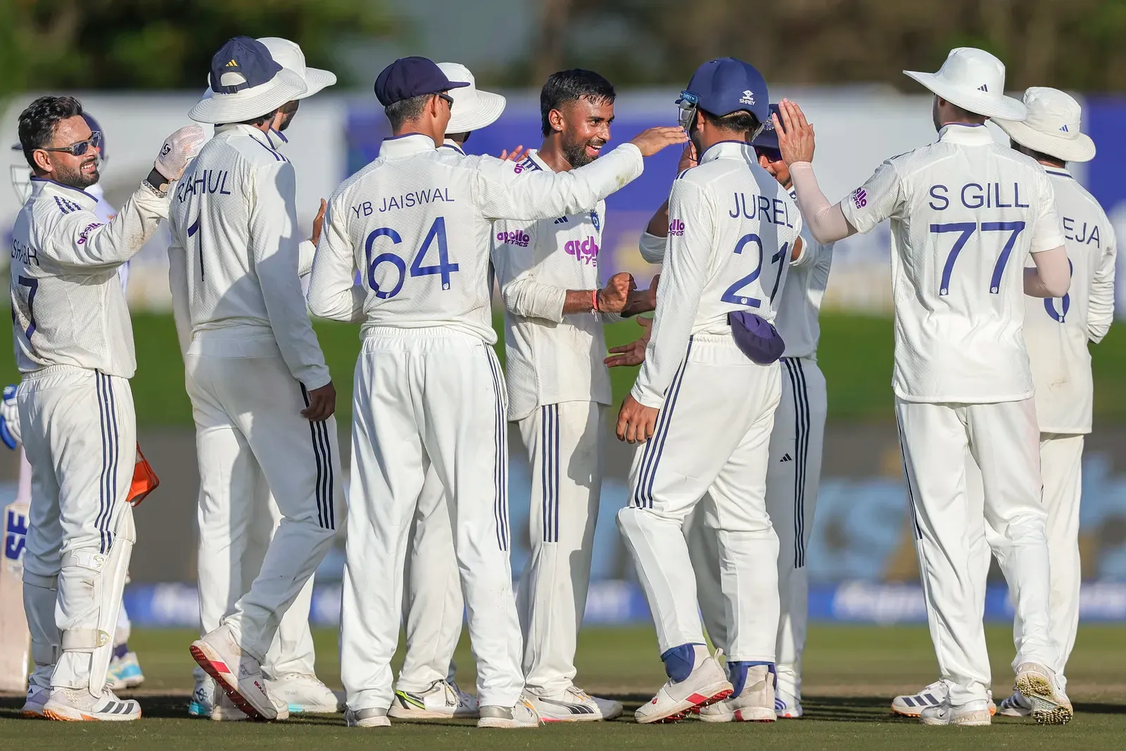 Suthar & Prasidh shine as India dominate Galle Test, Sri Lanka trail by 288