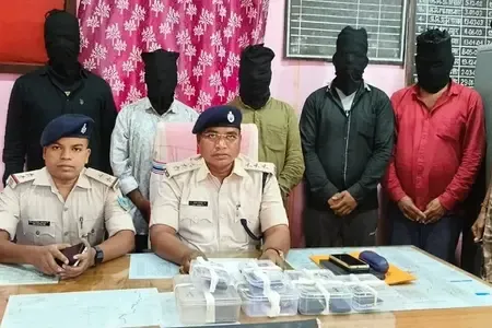 चाईबासा में डकैती कांड का खुलासा, मास्टरमाइंड समेत पांच अपराधी गिरफ्तार