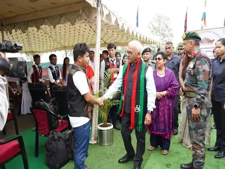 Celebrating Unity: 24 Youths from Manipur Complete a Journey of National Integration