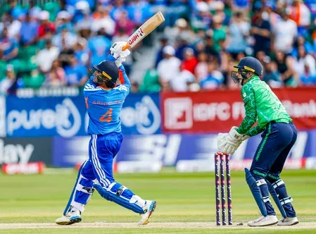 Jai Moondra's debut 2-25 helps Ireland stun India by 34 runs in 1st T20I
