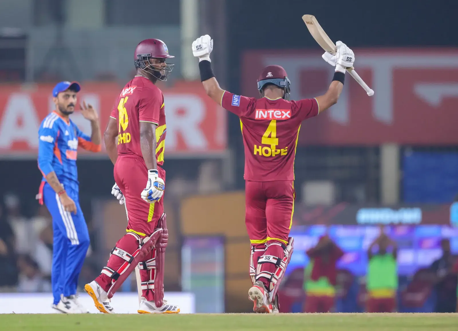 West Indies script record T20I chase in Ranchi, Hope's ton & Rutherford's 84 sink India