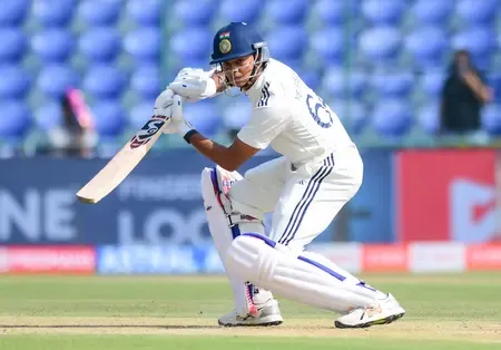 2nd Test: Jaiswal unbeaten on 40 as India reach 94/1 at lunch against West Indies