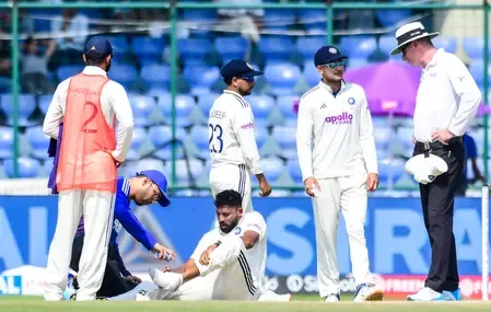 Did Siraj Collapse from Exhaustion in the Delhi Heat?