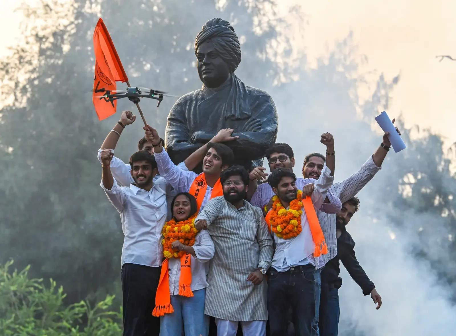 ABVP wins DUSU 2026 polls 3-0, calls it triumph of nationalism over divisive politics
