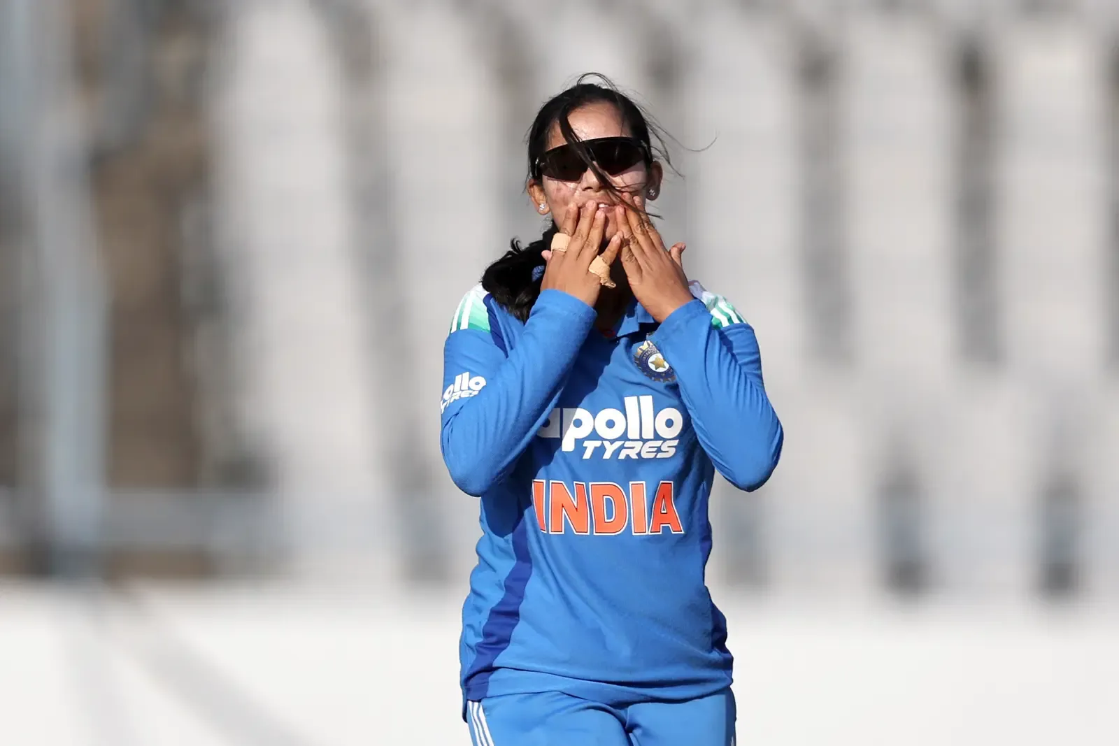 Vaishnavi Sharma's maiden 5-wicket haul bundles Zimbabwe out for 131 in 3rd ODI