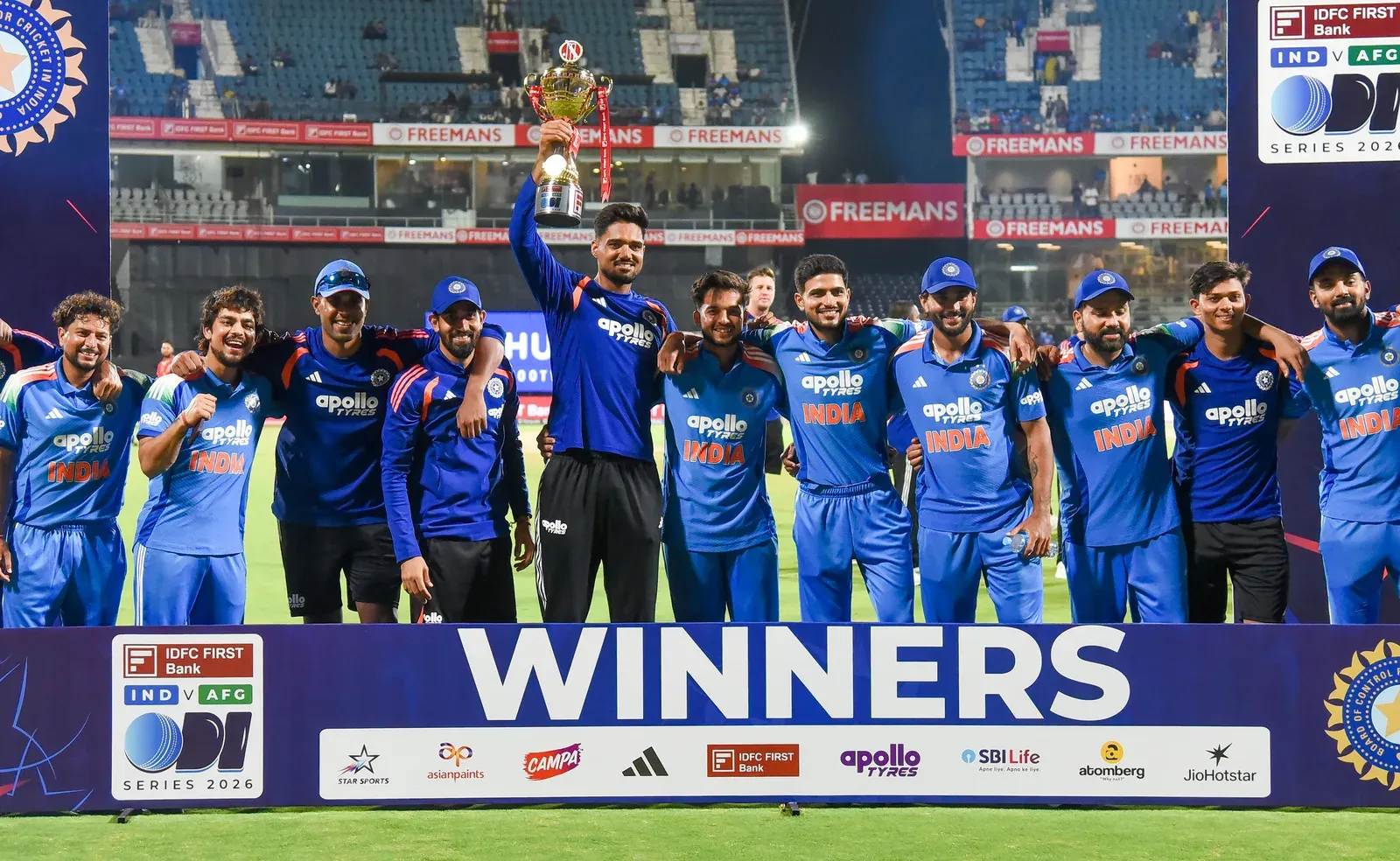 Prasidh Krishna's 5-23 powers India to 3-0 ODI sweep of Afghanistan in Chennai