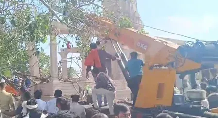 Parbhani temple roof collapse kills 4, injures 47; Modi and Fadnavis express grief