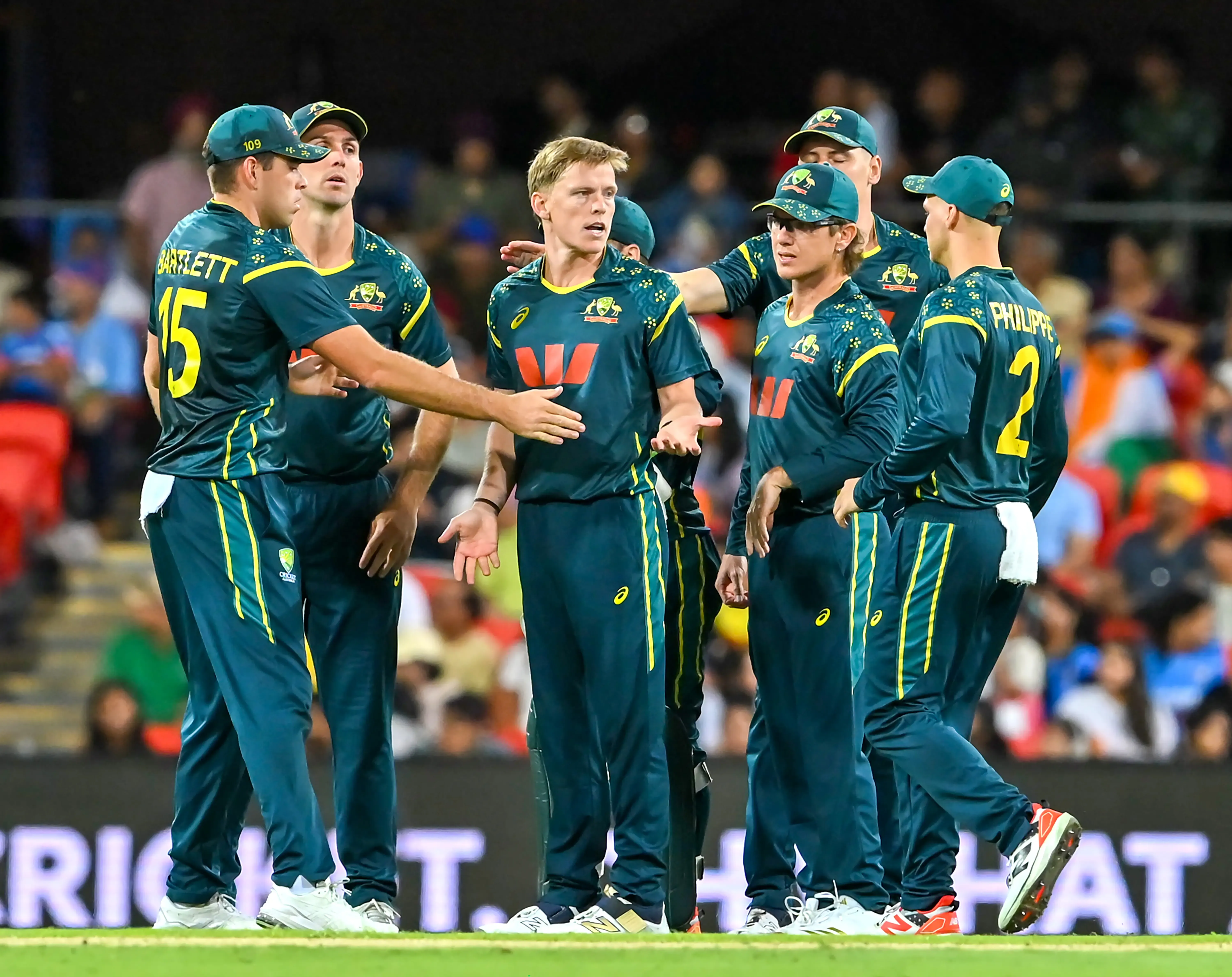 Can Ellis and Zampa's Three Wickets Secure Australia's Victory Over India?
