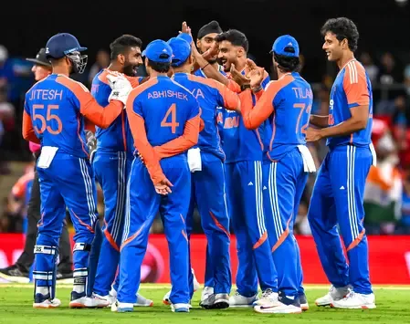 How Did Washington, Axar, and Dube Lead India to Victory Against Australia?