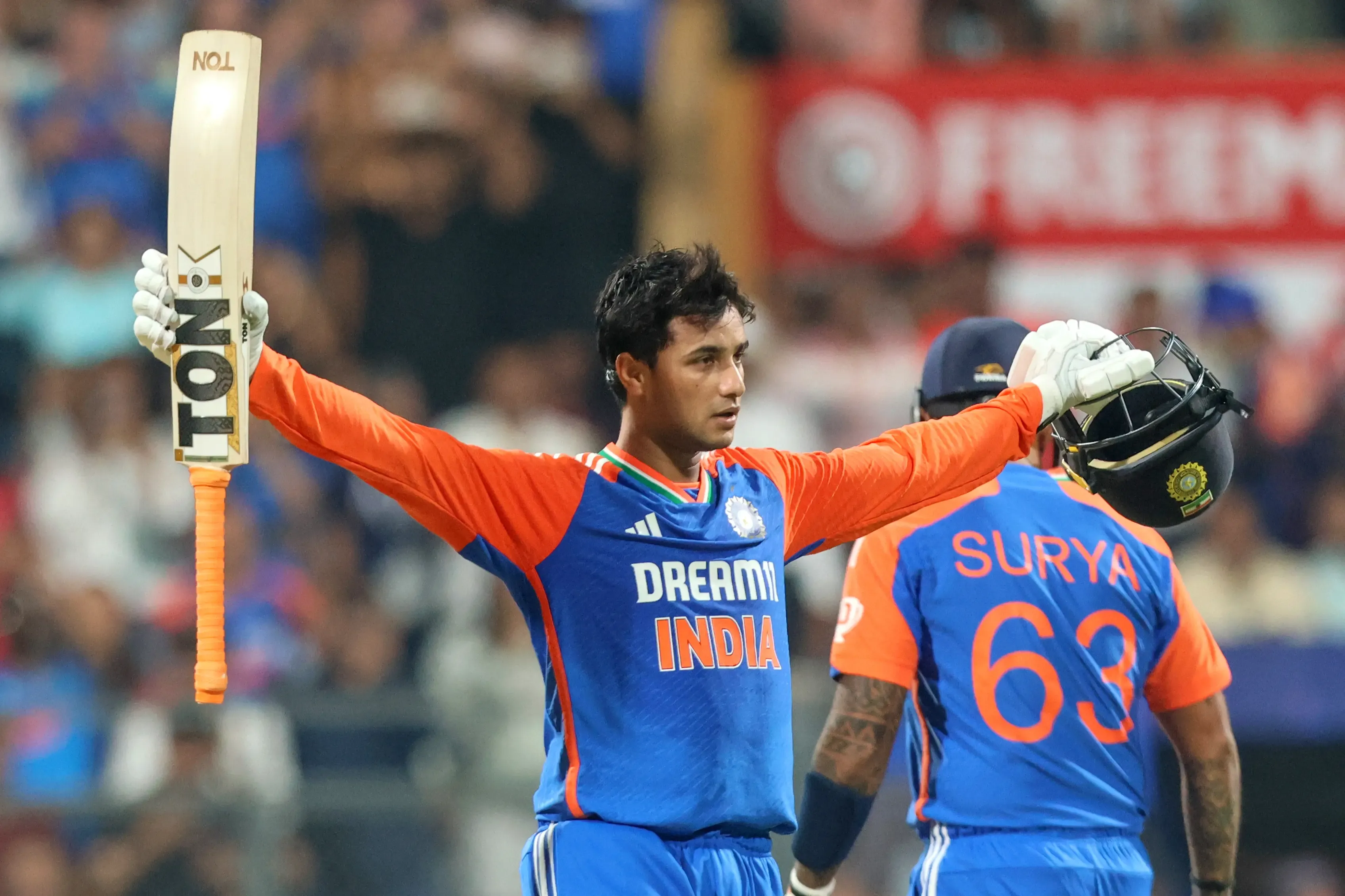 5th T20I: Abhishek Sharma's Historic Century Drives India to 247/9 Against England
