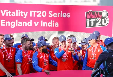 England beat India by 56 runs, seal 4-1 T20I series with Buttler's 131