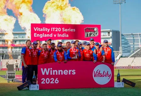 Curran's 3-36 seals England's 56-run win, 4-0 T20I series sweep over India