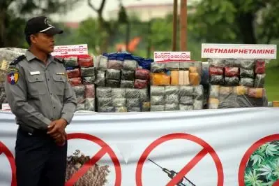 Myanmar Authorities Capture 60 kg of Methamphetamine
