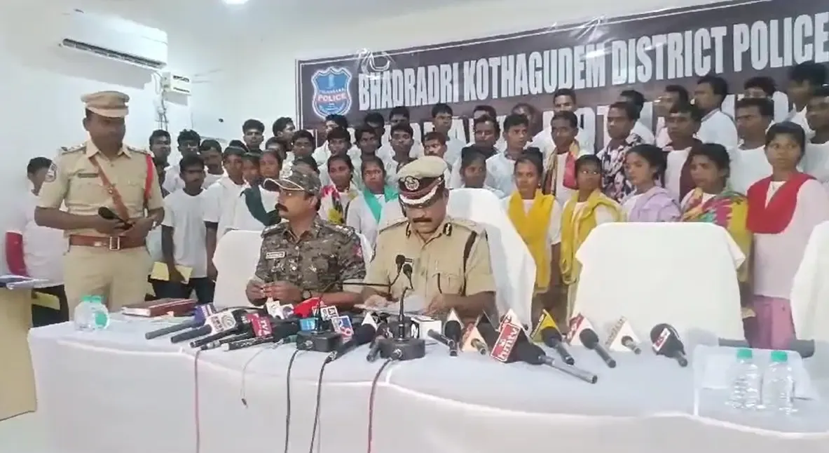 60 Maoists Surrender to Authorities in Telangana's Bhadradri Kothagudem