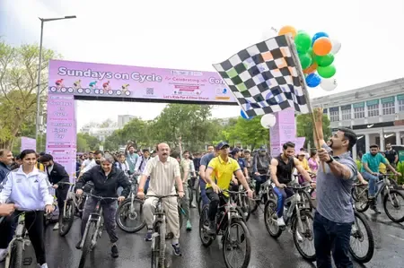 Fit India Sundays on Cycle Celebrates 65th Edition Nationwide