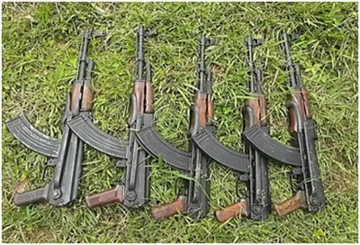 Armed Cadres Steal 6 SLRs and 3 AK Rifles from Manipur Rifles Outpost in Thoubal