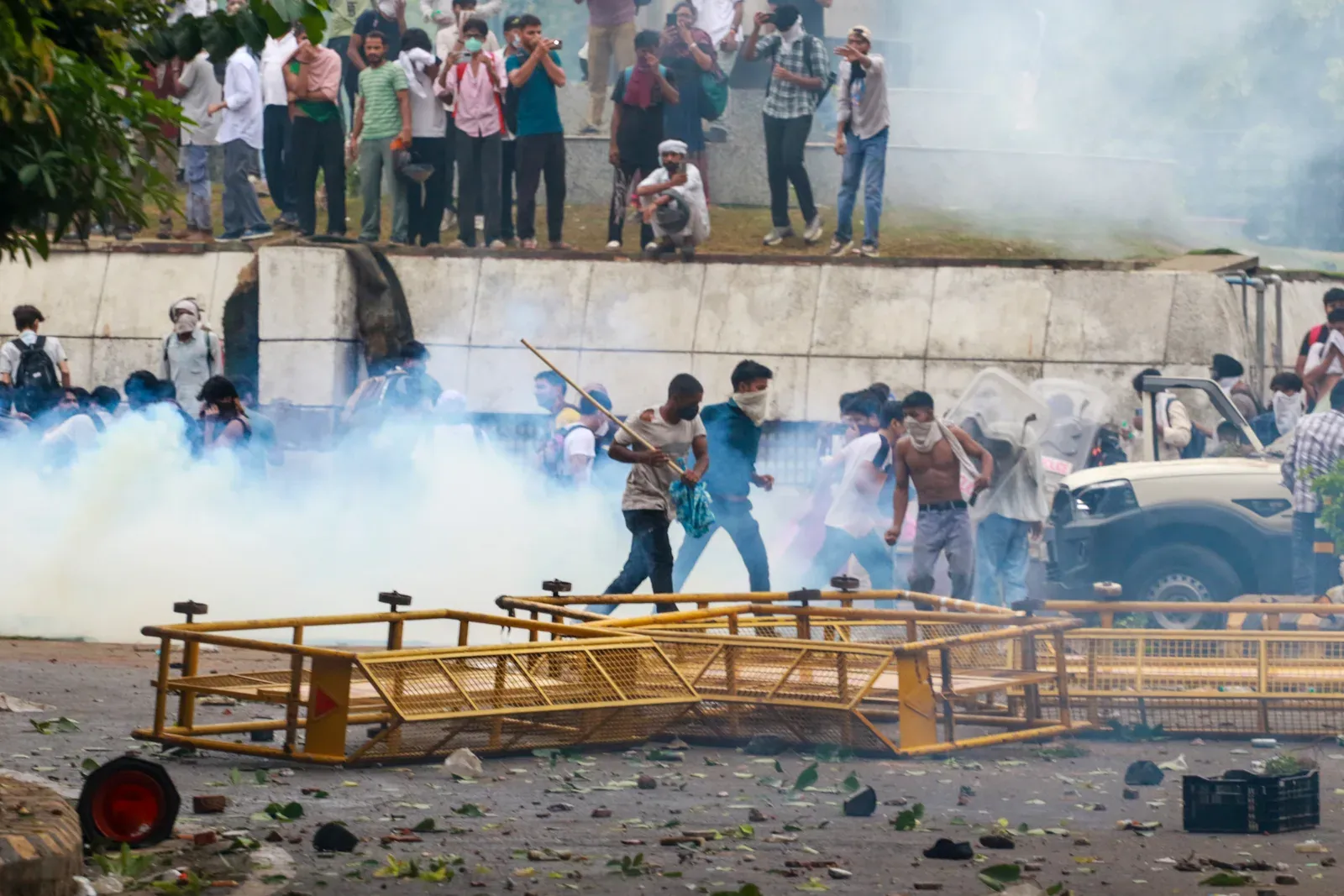Delhi Police detain 70, 50 officers hurt as CJP march turns violent