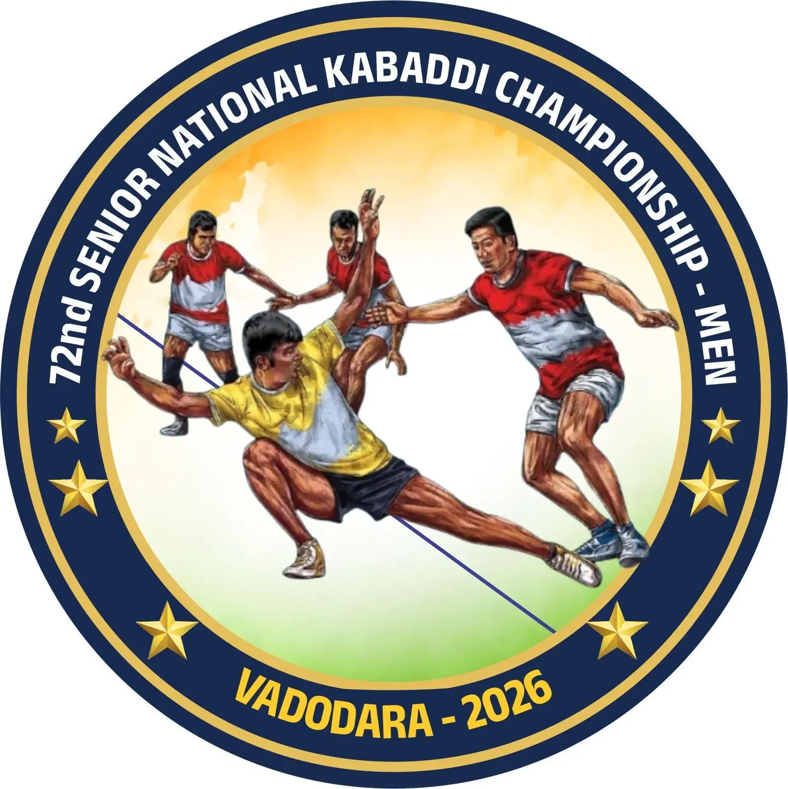 Vadodara to Host the 72nd Senior Nationals Men’s Kabaddi Championship from February 24