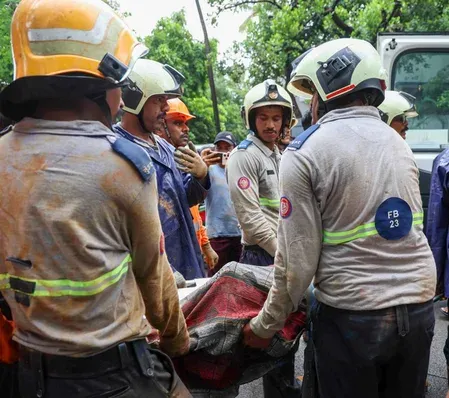 Mumbai landslide kills 7, including 3 children, in Ghatkopar's Gaushiya Chawl