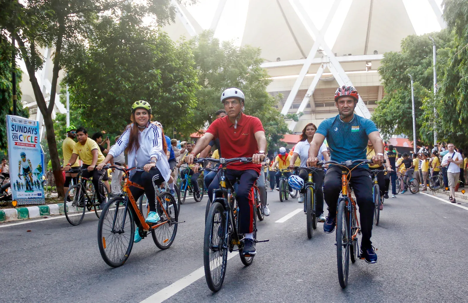 Fit India Sundays on Cycle 89th edition in Surat to champion drug-free youth