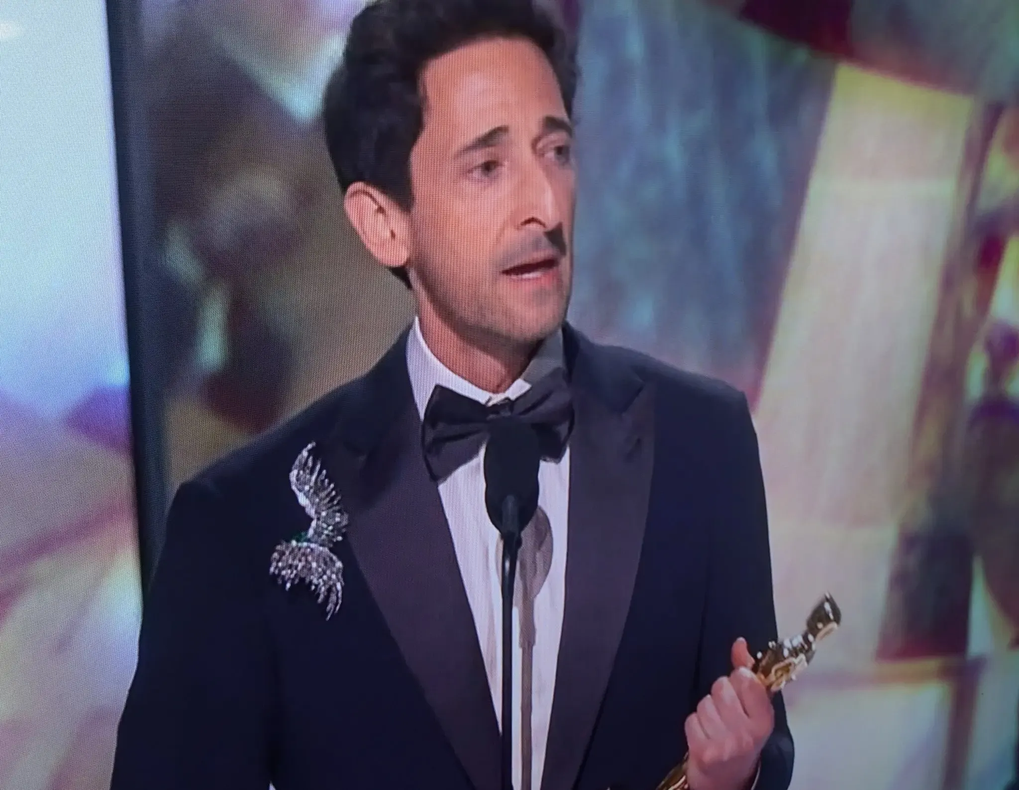 97th Academy Awards: Adrien Brody Receives Best Actor, Urges Academy to Silence Music During Speech