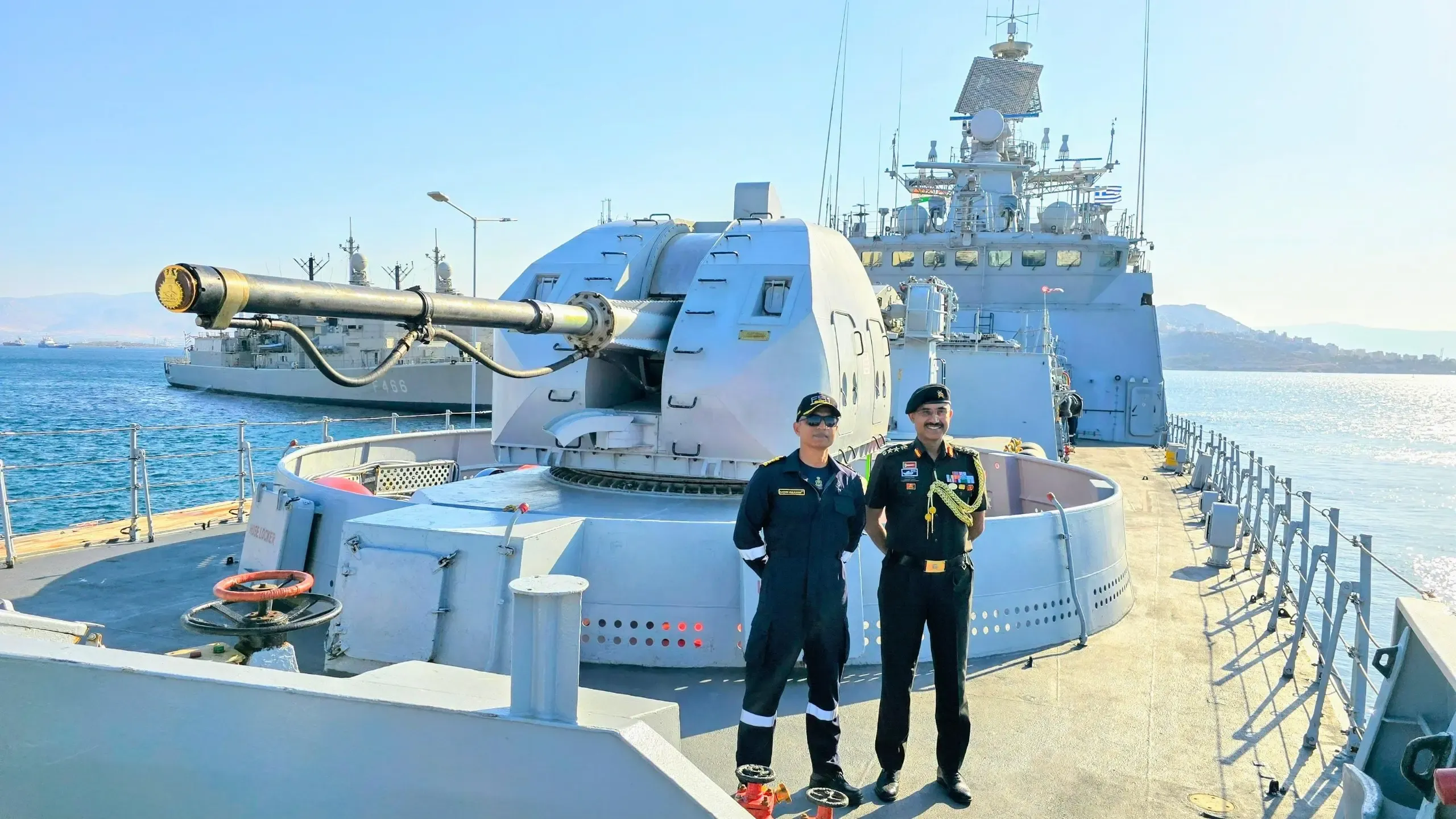 क्या भारतीय नौसेना ने भूमध्य सागर में अपनी उपस्थिति दर्ज की है? आईएनएस त्रिकंद ग्रीस पहुंचा