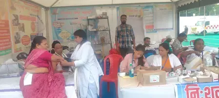 गयाजी पितृपक्ष मेला में पिंडदानियों के लिए मददगार बना चिकित्सा शिविर, 40 हजार से ज्यादा श्रद्धालु ले चुके हैं लाभ 