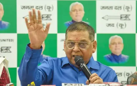 बिहार : सेनेटरी पैड वितरण अभियान पर जदयू का तंज, नीरज कुमार ने कांग्रेस पर साधा निशाना