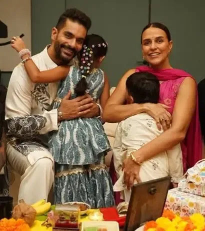 क्या रवि किशन और नेहा धूपिया ने बच्चों को खास शुभकामनाएं दीं?