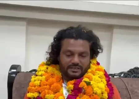 मुरैना के लाल ने पैरा आर्म रेसलिंग चैंपियनशिप में भारत को दिलाया मेडल