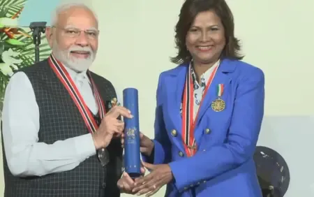 पीएम मोदी को मिला 'ऑर्डर ऑफ द रिपब्लिक ऑफ त्रिनिदाद एंड टोबैगो' सम्मान