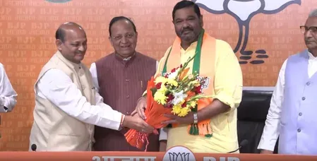 Ex-BJD MLA Debashish Samantaray joins BJP a day after quitting Naveen Patnaik's party
